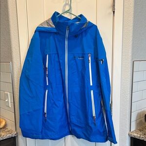 Men's Blue Outdoor Jacket Outer Shell